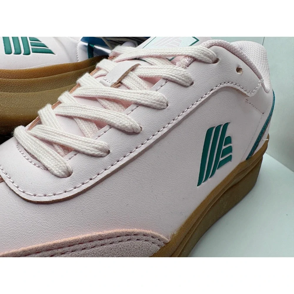 Aldi Gear Womens Platform Sneakers Pink Teal Gum Sole 50th Anniv Size 8 NEW